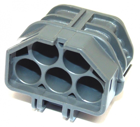 5 Way Yazaki Secondary Locking Clip Neutral - automotiveconnectors.com